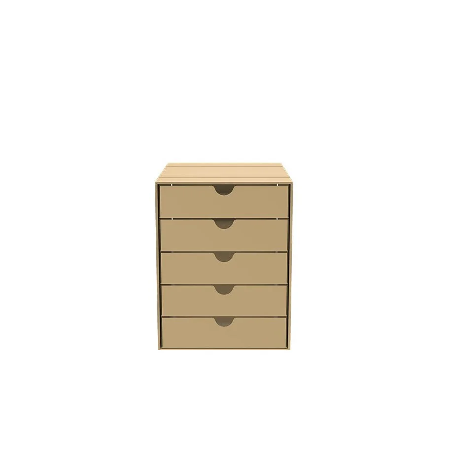 USM Inos Box イノスボックス ５段 色：ベージュ USMハラー inos イノス 収納ボックス 5段② USM USM Inos Box Set C4
